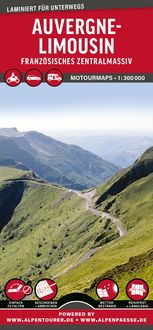 Produktbild: MoTourMaps Auvergne Auto- und Motorradkarte 1:300.000