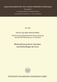 Produktbild: Blechumformung durch Vorziehen und Nachschlagen der Form