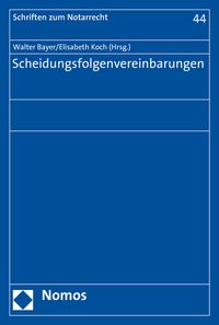 Produktbild: Scheidungsfolgenvereinbarungen
