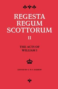 Produktbild: Acts of William I (1165-1214)