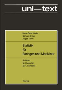 Produktbild: Statistik f&uuml;r Biologen und Mediziner