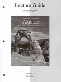 Produktbild: Lecture Guide to Accompany Beginning and Intermediate Algebra