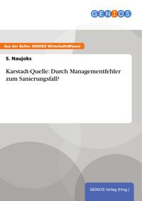 Produktbild: Karstadt-Quelle: Durch Managementfehler zum Sanierungsfall?