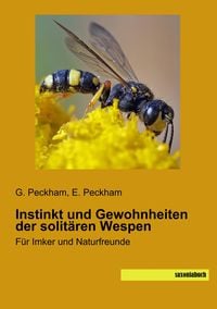 Produktbild: Instinkt und Gewohnheiten der solit&auml;ren Wespen