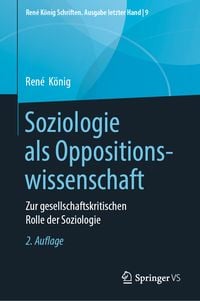 Produktbild: Soziologie als Oppositionswissenschaft