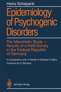 Produktbild: Epidemiology of Psychogenic Disorders