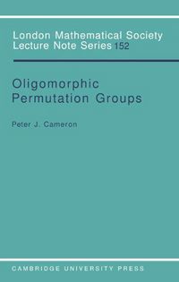 Produktbild: Oligomorphic Permutation Groups