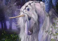 Schmidt 58510 - Laurie Prindle, Mondschein Serenade, Einhorn/Pferde-Puzzle, 1000 Teile