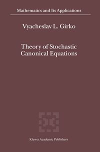 Produktbild: Theory of Stochastic Canonical Equations