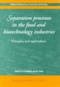 Produktbild: Separation Processes in the Food and Biotechnology Industries