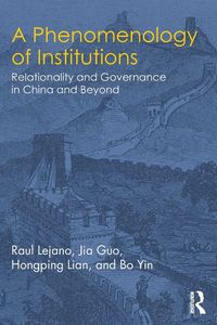 Produktbild: A Phenomenology of Institutions