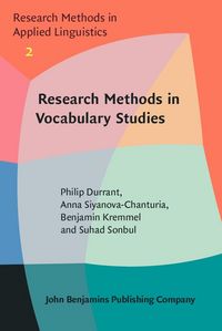 Produktbild: Research Methods in Vocabulary Studies