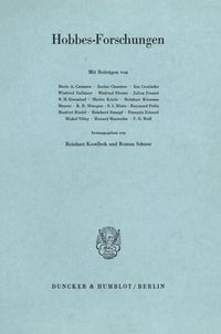 Produktbild: Hobbes-Forschungen.