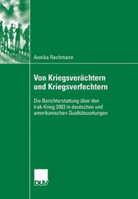 Produktbild: Von Kriegsver&auml;chtern und Kriegsverfechtern