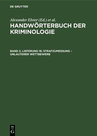Produktbild: Strafzumessung - Unlauterer Wettbewerb