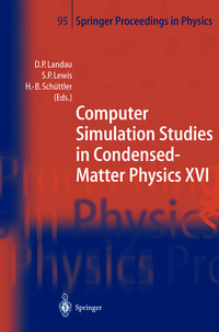 Produktbild: Computer Simulation Studies in Condensed-Matter Physics XVI