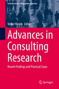 Produktbild: Advances in Consulting Research