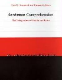 Produktbild: Sentence Comprehension: The Integration of Habits and Rules