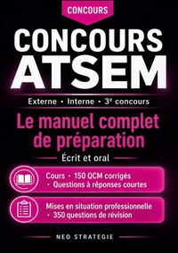 Produktbild: Concours ATSEM Externe &middot; Interne &middot; 3e concours