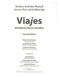 Produktbild: Sam Answer Key and Audio Script for Hershberger/Navey-Davis/Borr&aacute;s A.'s Viajes: Introduccion Al Espanol, 2nd