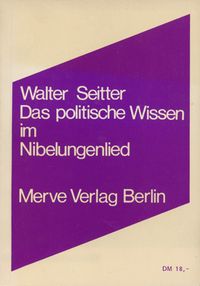 Produktbild: Das politische Wissen im Nibelungenlied