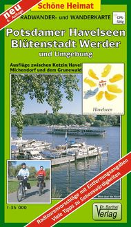 Bild vom Artikel Radwander- und Wanderkarte Potsdamer Havelseen, Blütenstadt Werder und Umgebung 1 : 35 000 vom Autor Verlag Barthel