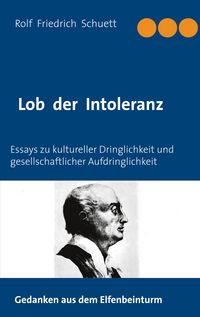 Produktbild: Lob der Intoleranz