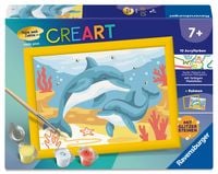 Produktbild: CreArt, Malen nach Zahlen Kinder - Verspielte Delfine