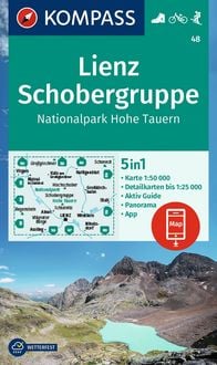 Produktbild: KOMPASS Wanderkarte 48 Lienz, Schobergruppe, Nationalpark Hohe Tauern 1:50.000