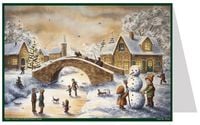 Produktbild: Postkarten-Adventskalender "An der Br&uuml;cke"