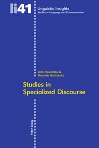 Produktbild: Studies in Specialized Discourse