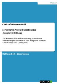 Produktbild: Strukturen wissenschaftlicher Berichterstattung