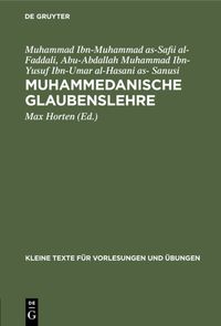 Produktbild: Muhammedanische Glaubenslehre