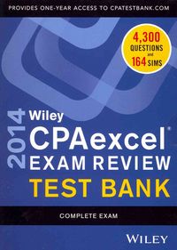Produktbild: Whittington, O: Wiley CPAexcel Exam Review 2014 Test Bank