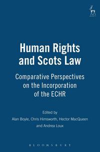 Produktbild: Human Rights and Scots Law