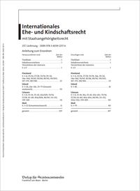 Produktbild: Internationales Ehe- und Kindschaftsrecht mit Staatsangehörigkeitsrecht