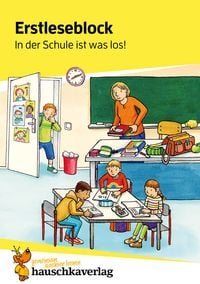 Produktbild: Lesen lernen 1. Klasse f&uuml;r Jungen und M&auml;dchen - In der Schule ist was los!