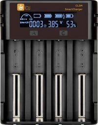 Produktbild: ICU SmartCharger Ladeger&auml;t LiIon, NiMH, NiCd 14500, 16340, 18350, 18650, 21700, 26650