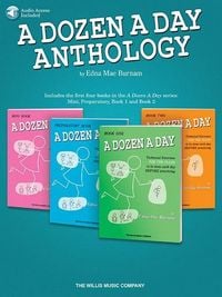 Produktbild: A Dozen a Day Anthology by Edna-Mae Burnam Beginner Piano Sheet Music for Kids and Adults Daily Technique Exercises and Warm-Ups with Online Audio Piano Book for Students and Teachers