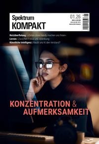 Produktbild: Spektrum Kompakt 1/2026 Konzentration und Aufmerksamkeit