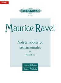 Produktbild: Ravel, M: Valses Nobles Et Sentimentales for Piano