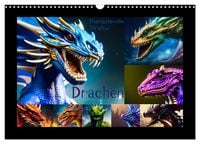 Produktbild: Phantasievolle Welt der Drachen (Wandkalender 2026 DIN A3 quer), CALVENDO Monatskalender