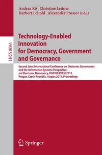 Produktbild: Technology-Enabled Innovation for Democracy, Government and Governance
