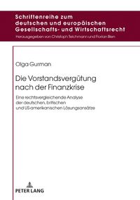 Produktbild: Die Vorstandsverg&uuml;tung nach der Finanzkrise