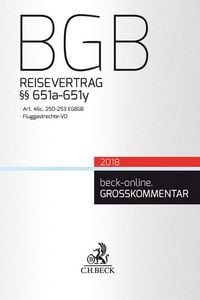 Produktbild: BGB Reisevertrag