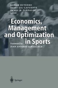 Produktbild: Economics, Management and Optimization in Sports