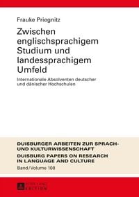 Produktbild: Zwischen englischsprachigem Studium und landessprachigem Umfeld
