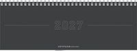 Produktbild: Tisch-Querkalender Papyrus Grau 2027