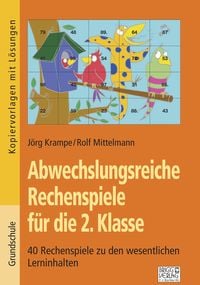 Produktbild: Abwechslungsreiche Rechenspiele f&uuml;r die 2. Klasse