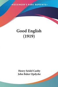 Produktbild: Good English (1919)